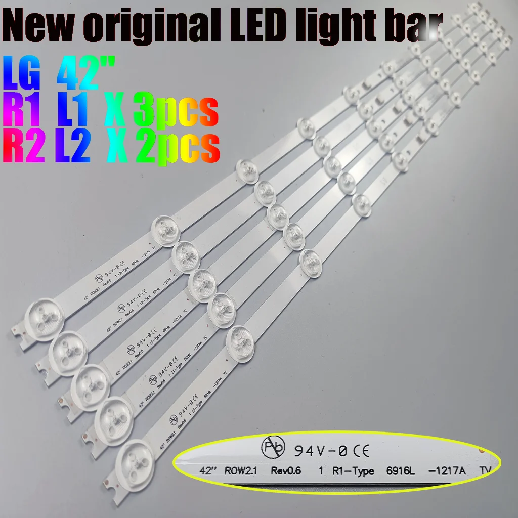 

LED Backlight strip BAR For LG 42inch TV LC420DUE 42LN540V 42LA620V 42LN613V 42LN575S 42LA62 42LN578V 42LN575V 42LN5710 42LN540V