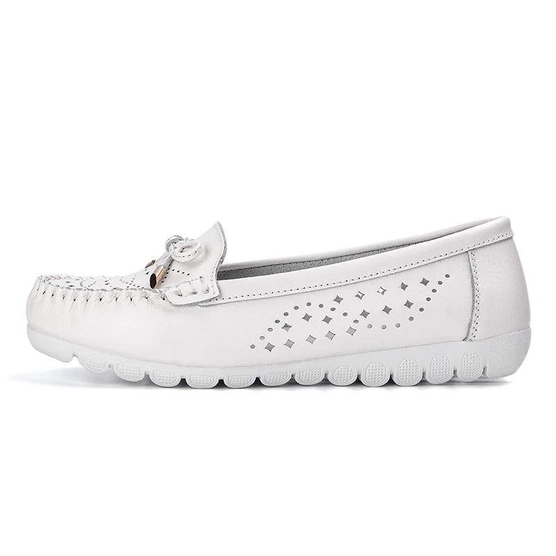 

Туфли-Лоферы женские кожаные, балетки на плоской подошве, без застежки, с узлом, топ продаж 2020