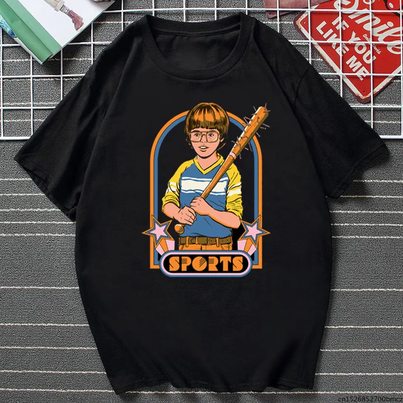 

2021 New Satan T Shirt Demon Death Scary Evil Hip Hop Tees Sell Your Soul Psychedelic Horror Streetwear Male