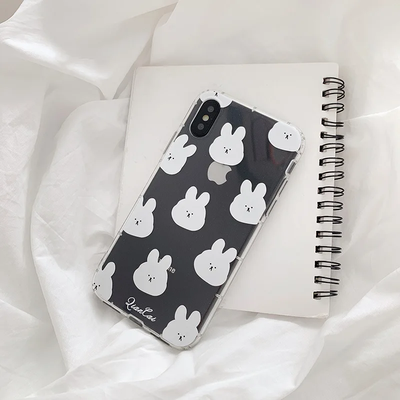 Милые детские куртки с кроликом из мультфильма в Корейском стиле для девочек