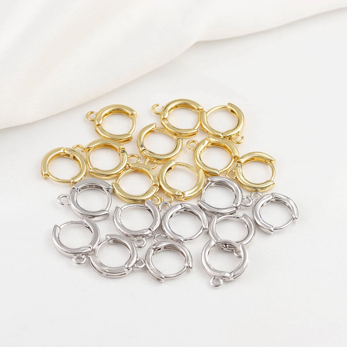 Fostfo Простые Модные Позолоченные серьги крючки покрытые французскими серьгами