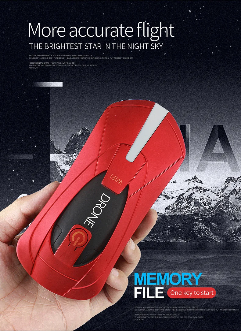 Мини-Дрон с камерой HD складной однокнопочный возврат FPV Квадрокоптер Follow Me RC