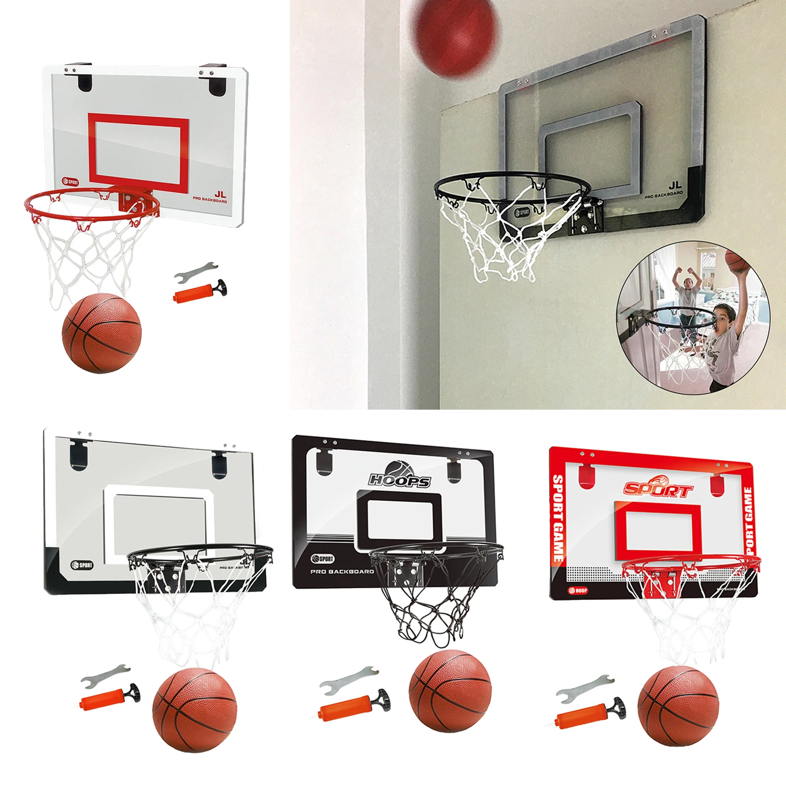 

Funny Basketball Hoop Accessories Indoor Garden Wall Sports Game Activities