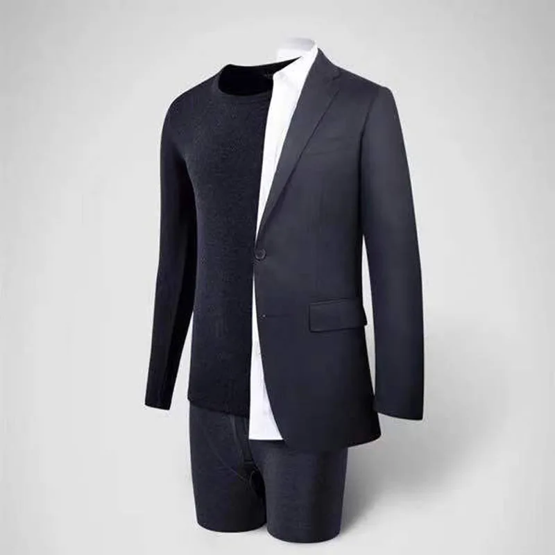 

2019 good quality cotton breathable autumn winter long johns thermal underwear set 2 pcs for keeping warm