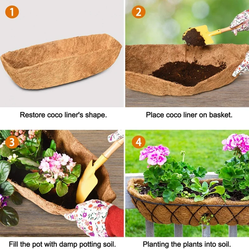 Coco тормозные колодки для садоводов натуральные кокосовые волокна кокосовой