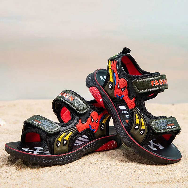 Летние сандалии 2019 детская пляжная обувь для детей Для мальчиков повседневная на