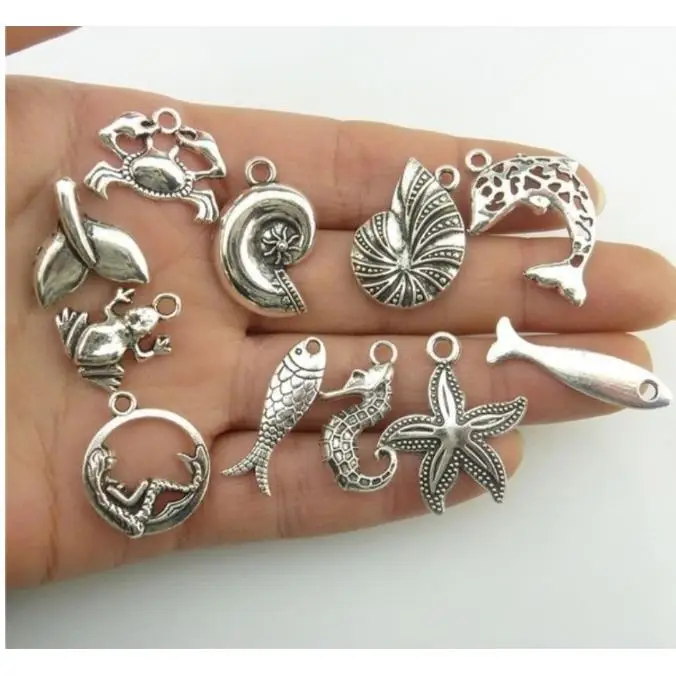 150 шт./лот тибетские посеребренные цветные шапочки для бусин Концевики