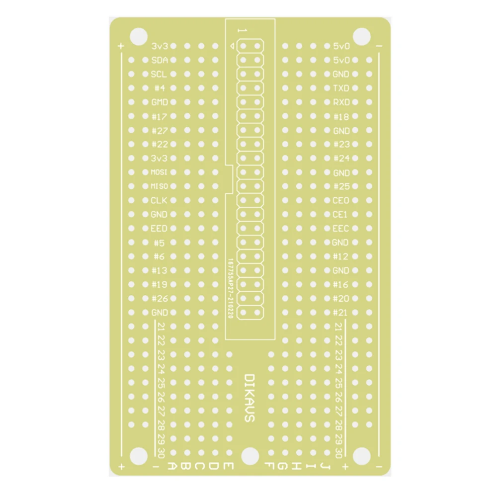 Паяльная макетная плата Perma-Proto Pcb Прототипная для Raspberry Pi | Электронные компоненты