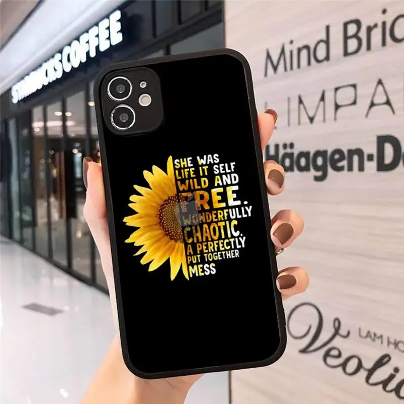 

Sunflower Jesus Christ Phone Case matte transparent For iphone 7 8 11 12 plus mini x xs xr pro max cover