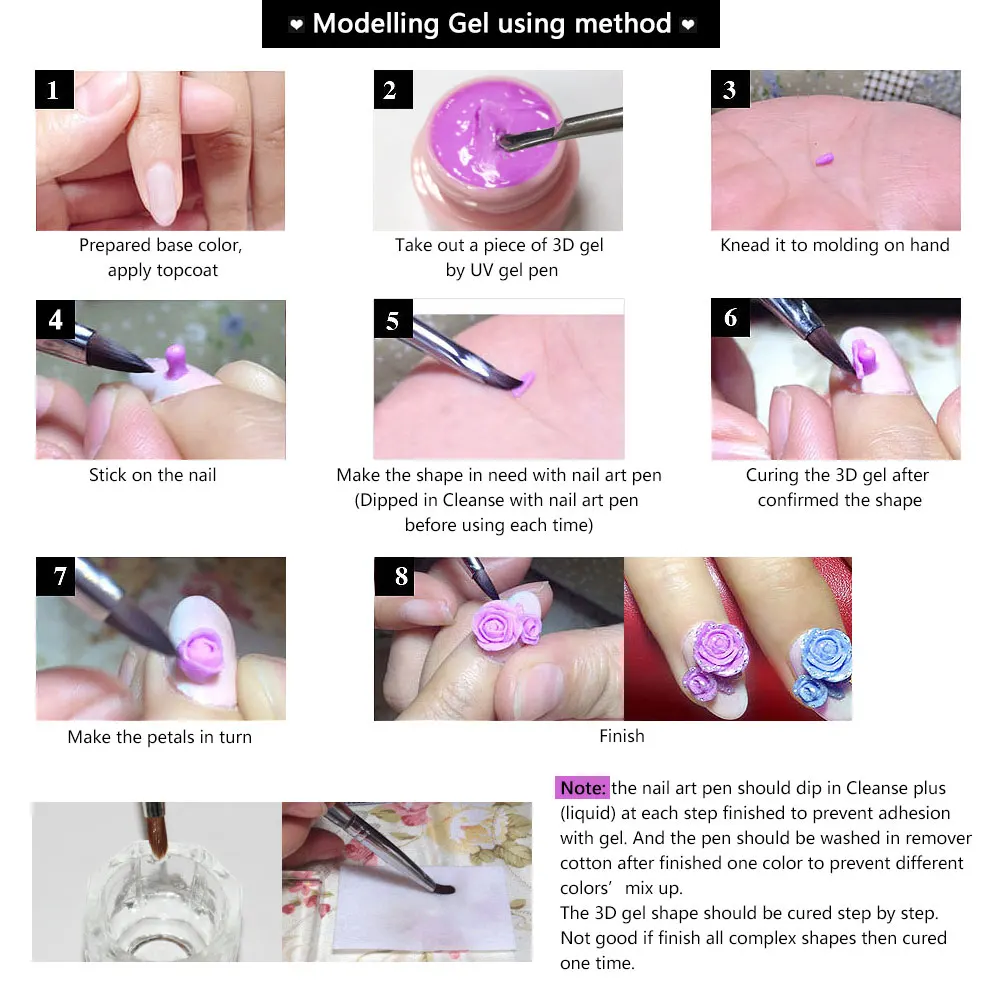 

12pcs/set*8g GDCOCO 3D Modeling Gel Soak off UV LED Plasticine Gel Nail Art Design Sculpture Nail Salon Design Color Gel Varnish