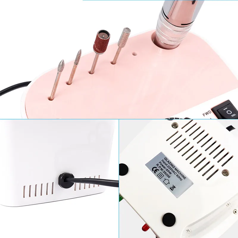 

Salon professional electric exfoliating nail polish horny flashlight beauty instrument nail polish nail drill milling cutter set