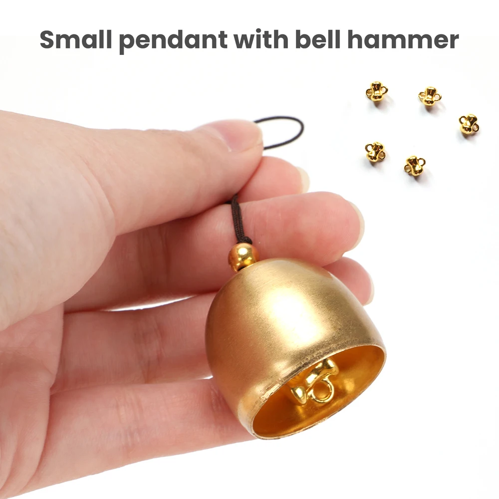 

20/10pcs Christmas Metal Bell Decoration Pure Copper Bell Pendant Brass Door Bell DIY Wind Chimes Making Art