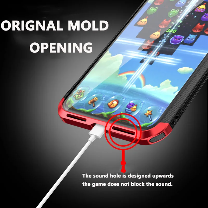 Металлический чехол для iPhone XS MAX тонкий алюминиевый бампер пластиковый