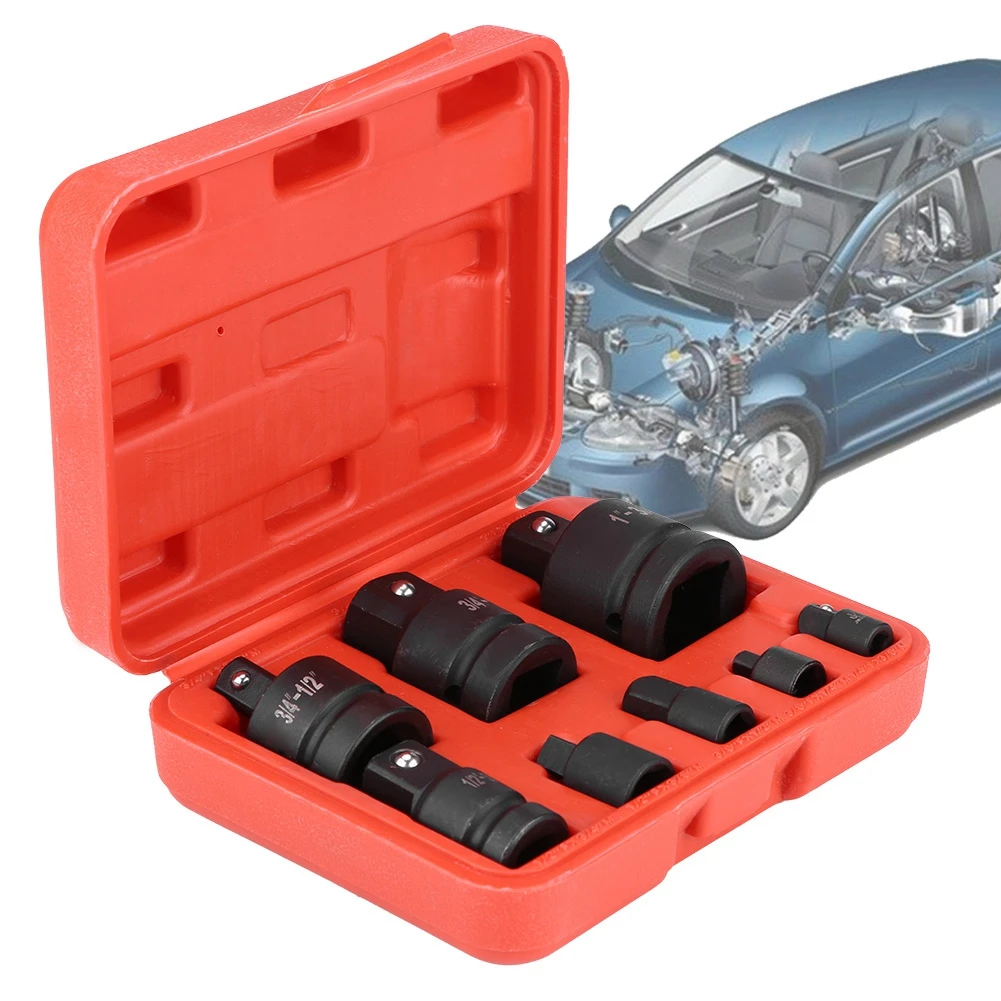 

Free Shipping 8pcs Socket Convertor Adaptor Reducer Converter Adapter Set 1/4" 3/8" 1/2" 3/4" 1"