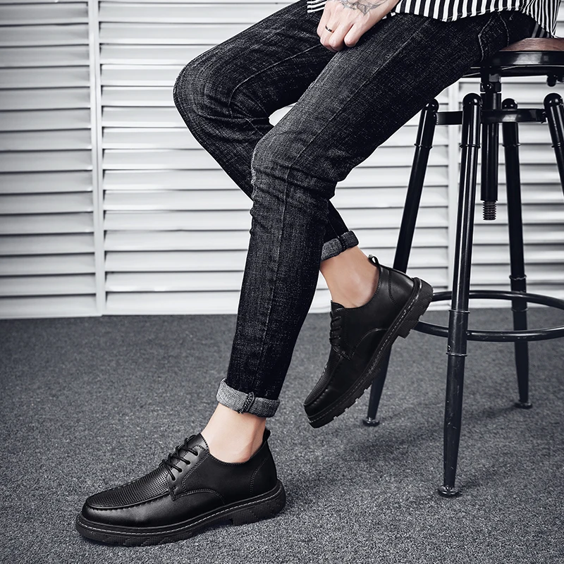 

Zapatos Hombre Casual Shoes Casual Men Mens Causal Fashion Sneakers Leather Sapato Masculino Flat Man Men's Spring