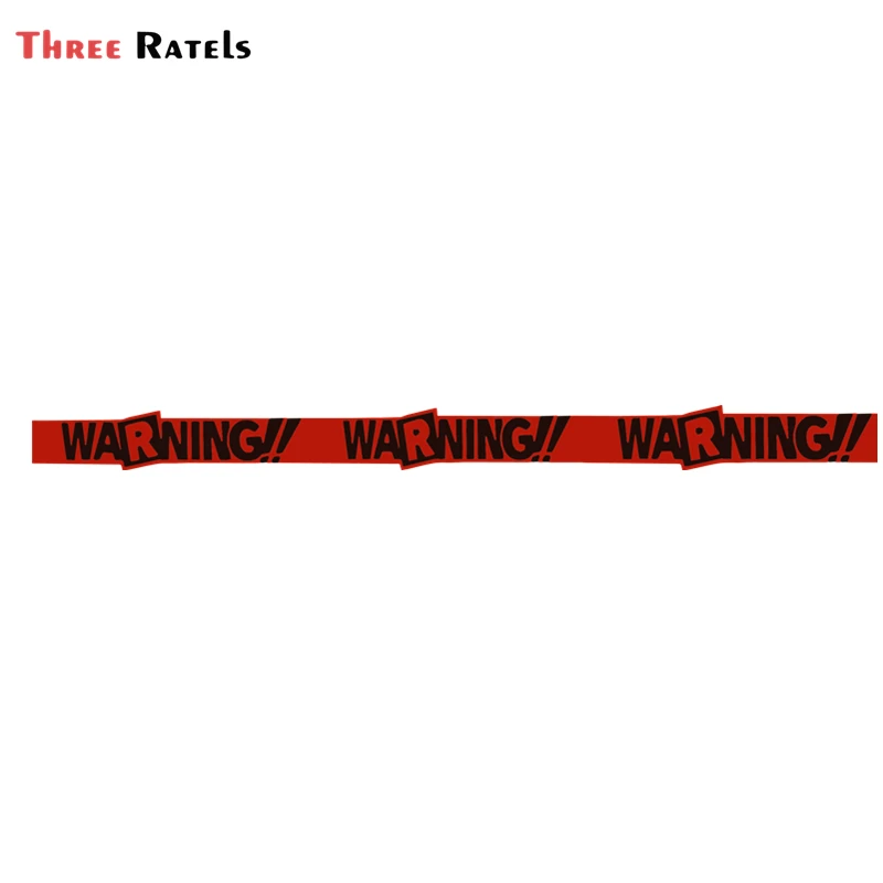 

Three Ratels F304 Cool Persona Series Warning Strip Sticker for Laptop Motorcycle Car Decal Waterproof Vinyl Anti Scratch Film