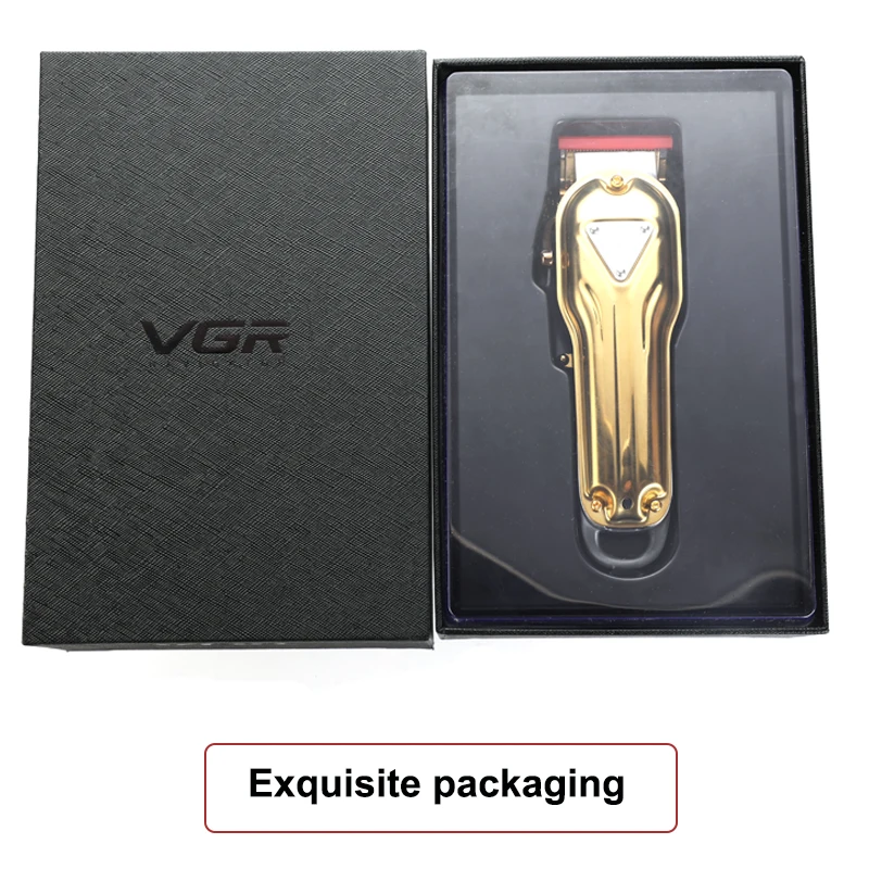 Vgr V 134 перезаряжаемая машинка для стрижки волос с ЖК дисплеем электрический