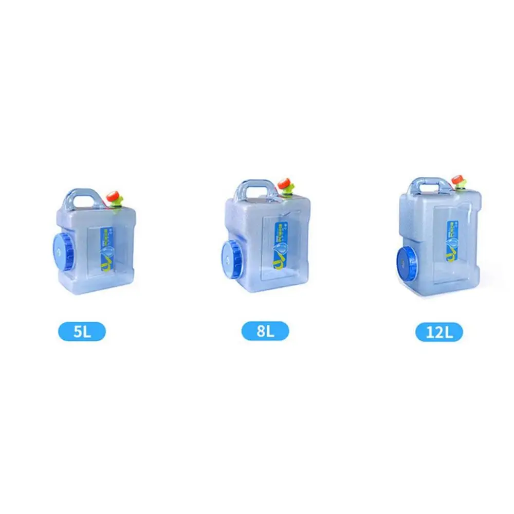 

Outdoor Equipment Square Pc Car Bucket Thickened With Faucet Self-Driving Car Portable Bucket Professional