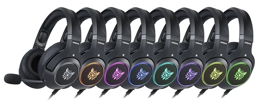 Проводная гарнитура LED Heaphones игровые наушники стереонаушники для PS4 ноутбука Xbox One