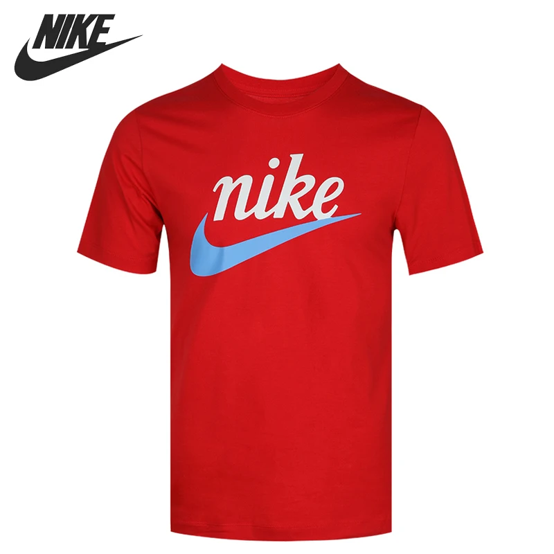 Оригинальный Новое поступление NIKE AS M NSW SS TEE HERITAGE + HBR мужские футболки с коротким