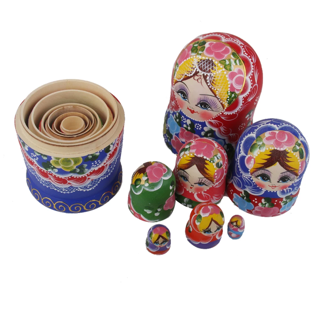 7 шт. деревянные детские игрушки-гнезда | Игрушки и хобби