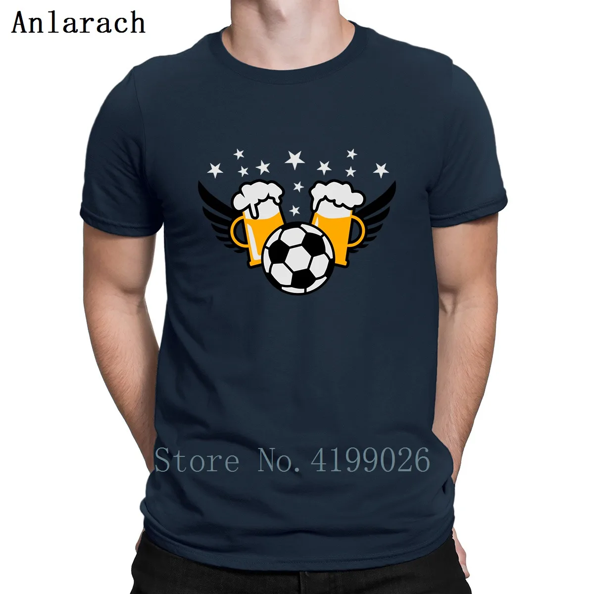 Футбольная Футболка Fussball Beer Star International 3c размер S-3xl веселая летняя одежда для