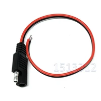 diy motorcycles battery solar panel sae extension cable 18awg 30cm 2 pin sae connector cable quick disconnect extension cable
