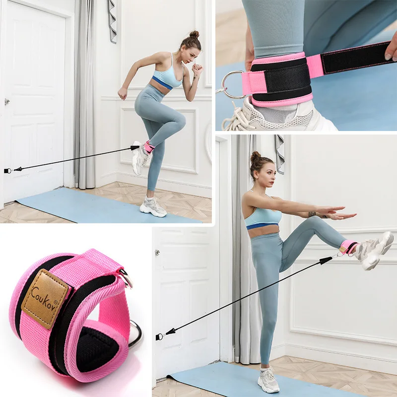 Набор эластичных резинок для тренировки ног и подтяжки Hip Fitness.