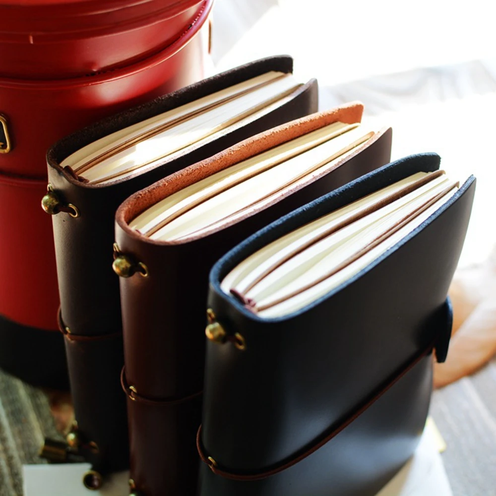 Планировщик из натуральной кожи ежедневник путешественника в бизнесе журнал 2019