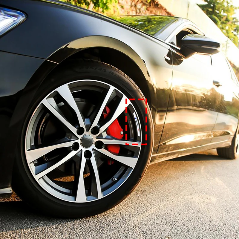 4 шт. автомобильные наклейки колесные диски гоночные внешние аксессуары для Peugeot