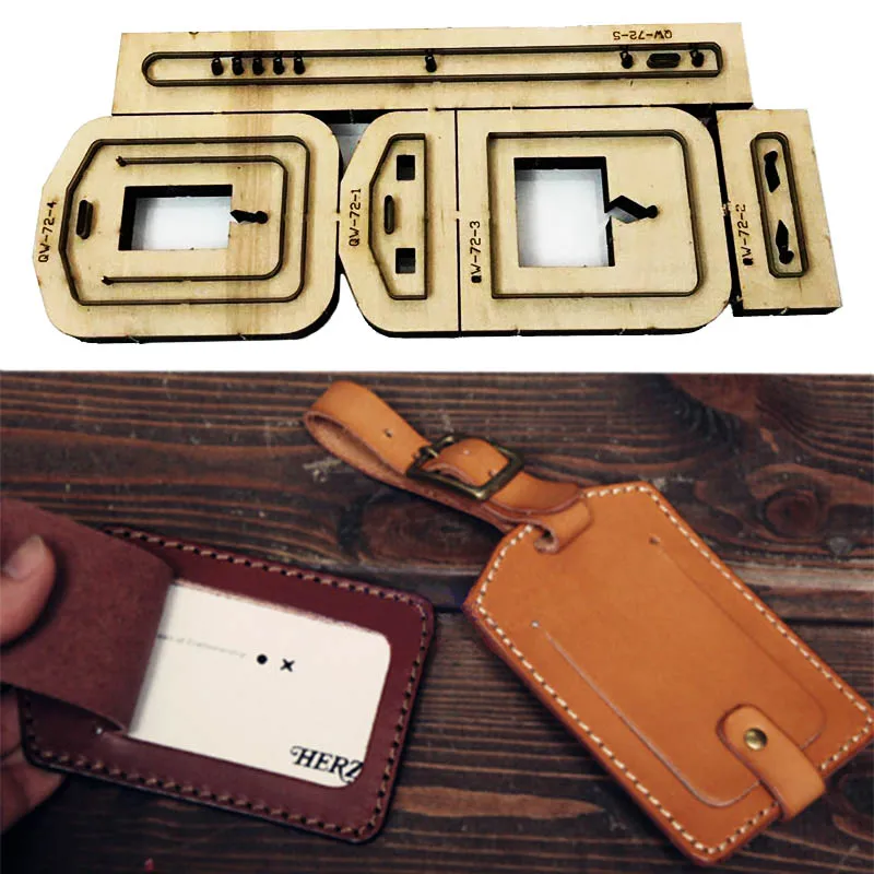 Японский стальной нож кожаный форма для документов кожевенное ремесло флип