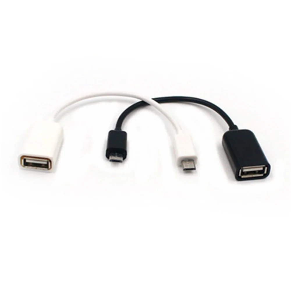 Кабель Micro USB OTG передача данных переходник с штырь-гнездо для Samsung HTC Android черный
