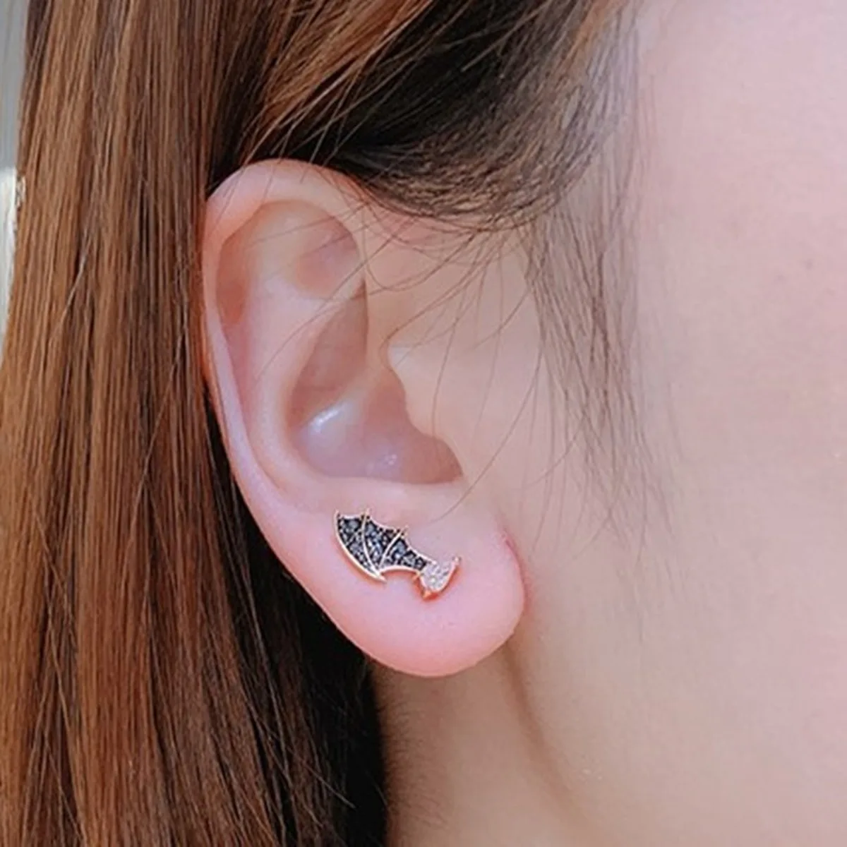 

ERIN High quality SWA new bat antique crystal bat Earrings