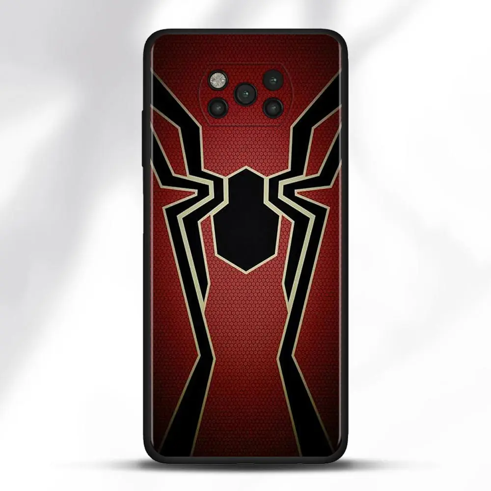 Marvel superhero logo Case For Xiaomi POCO X3 M3 Pro X3 NFC X3 F3 GT F1 Cover for Mi Civi  11T 10T Pro 9T 11 Note 10 Lite Funda