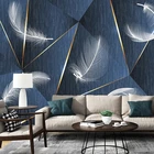 Фотообои на заказ 3D стерео перо Современные Геометрические фрески для гостиной спальни домашний декор абстрактное искусство самоклеящиеся обои