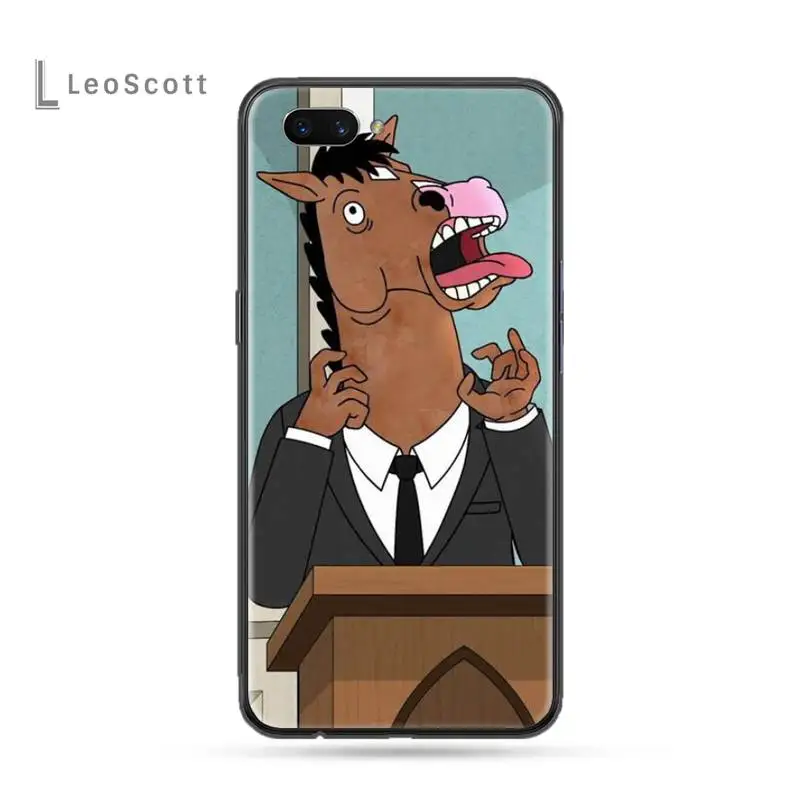 

BoJack Horsemans American funny cartoon Phone Case For OPPO F 1S 7 9 K1 A77 F3 RENO F11 A5 A9 2020 A73S R15 REALME PRO