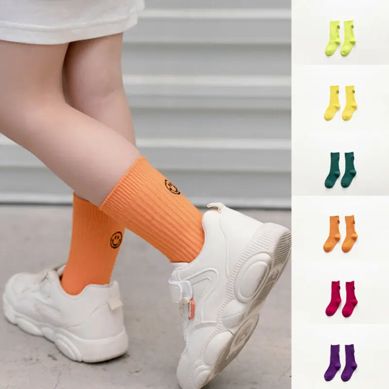 Hot Cute Cotton Baby Socks Anti-Slip Infant Knee High Sock Newborn | Мать и ребенок