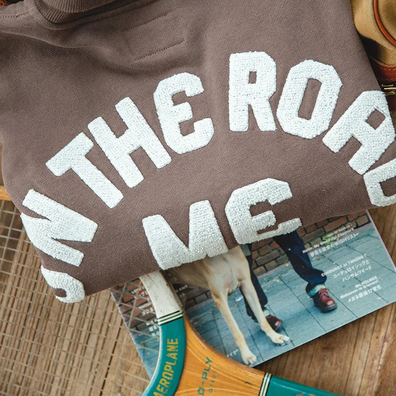 Мужской Повседневный пуловер в стиле ретро Maden мотоциклетный свитер с длинными