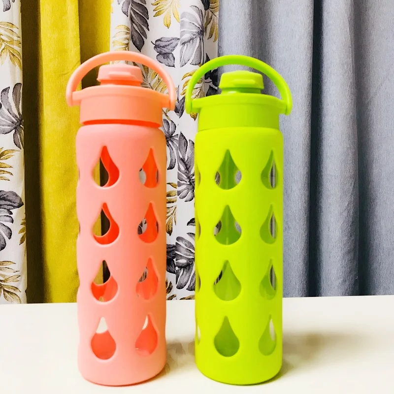 Бутылка для воды из боросиликатного стекла без БФА 22 унции|Бутылки воды| |