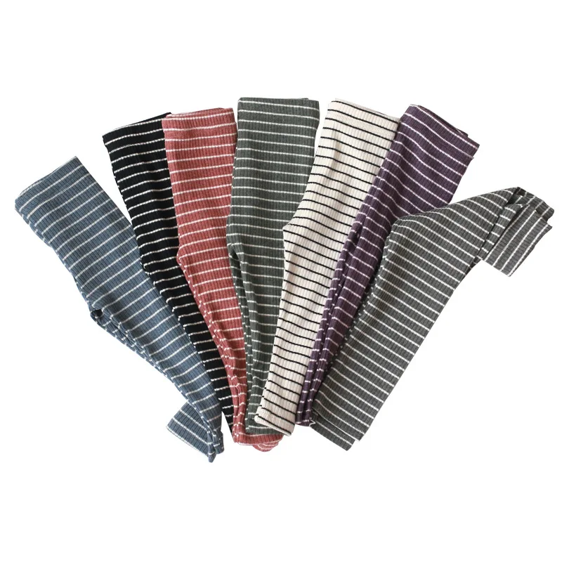 Леггинсы для девочек на весну и осень Детские блестящие штаны модные хлопковые