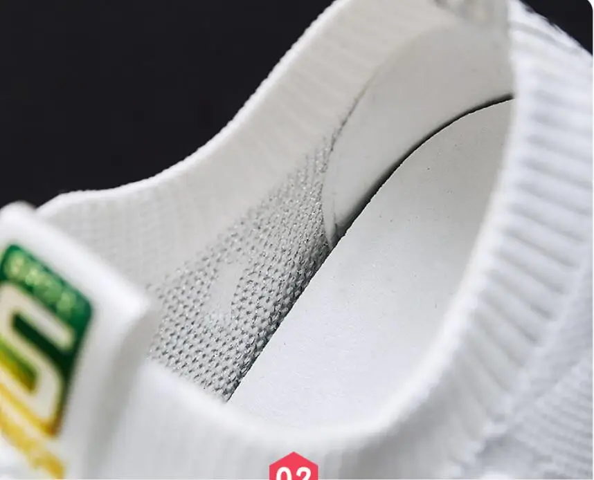 

Spring Shoes Women Sneaker Air Mesh Soft Female Sock Knitted Women Vulcanized Shoes Casual Slip On Ladies Flat Women's Footwear