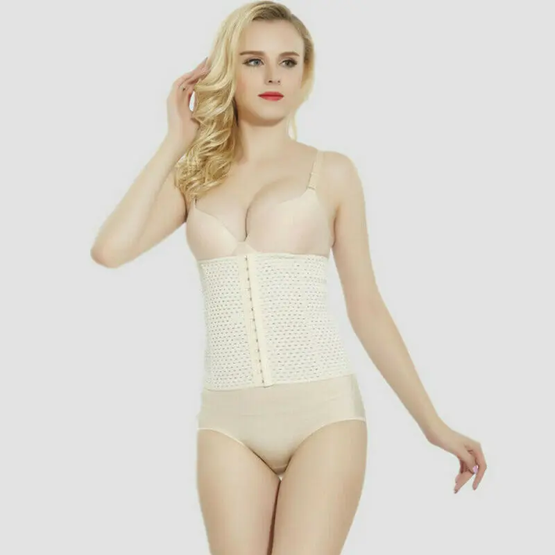 Женская корректирующая одежда для тела корсет талии под грудью однотонный