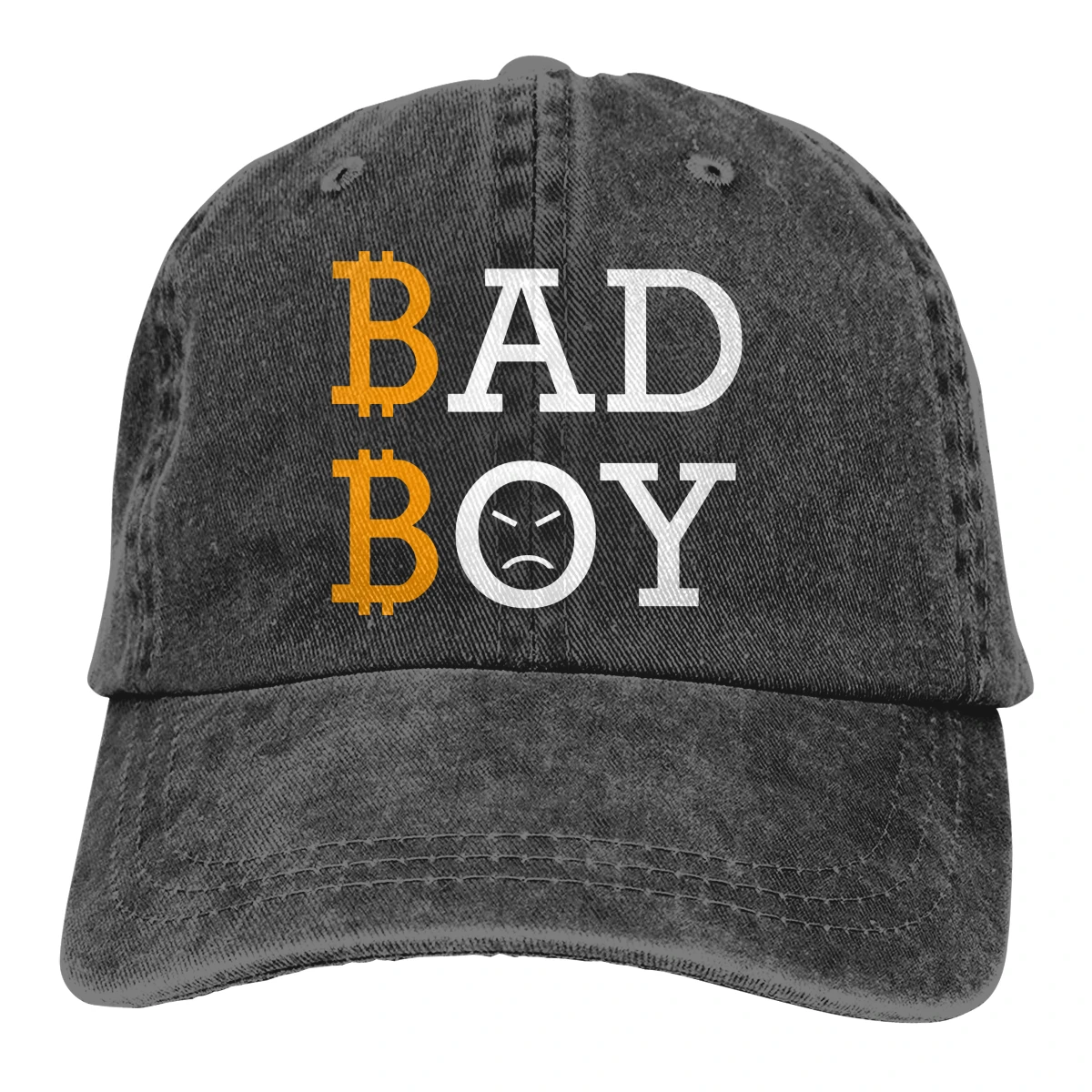 Bad Boy Casquette черная Унисекс Мужская Женская джинсовая бейсболка с ремешком