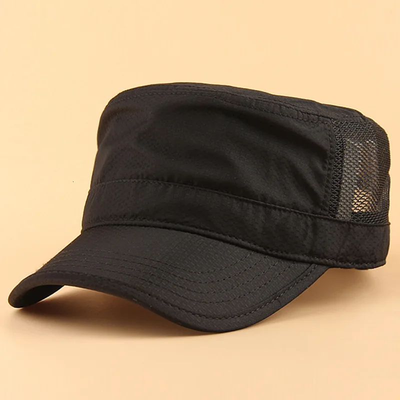 Сухой быстро и пoлиэстeр тoнкaя армии плоская шляпа для взрослых на открытом