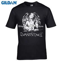 Дизайнерская футболка Hsuail Мужская Evanescence Angel холщовая блузка