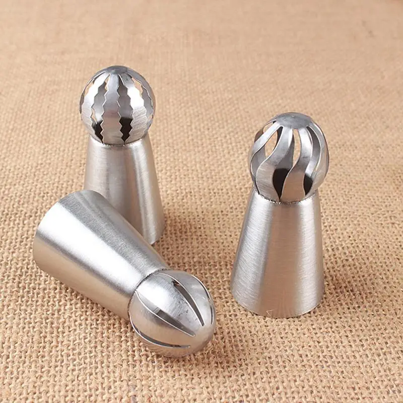 3 шт./компл. насадки из нержавеющей стали для украшения тортов | Дом и сад