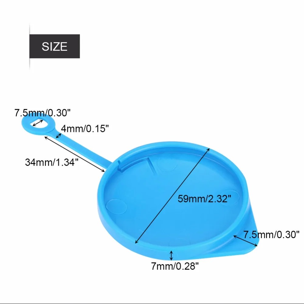 Автомобильный Стайлинг Омыватель лобового стекла автомобилей крышка бутылки