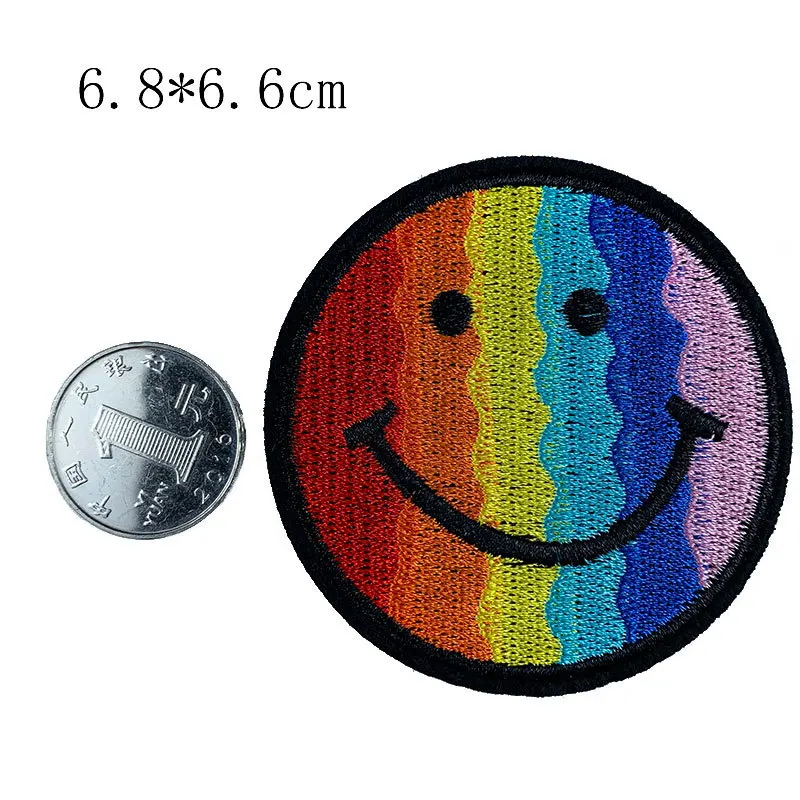 Мультяшные радужные вышитые тканевые наклейки ЛГБТ аксессуары для одежды геев