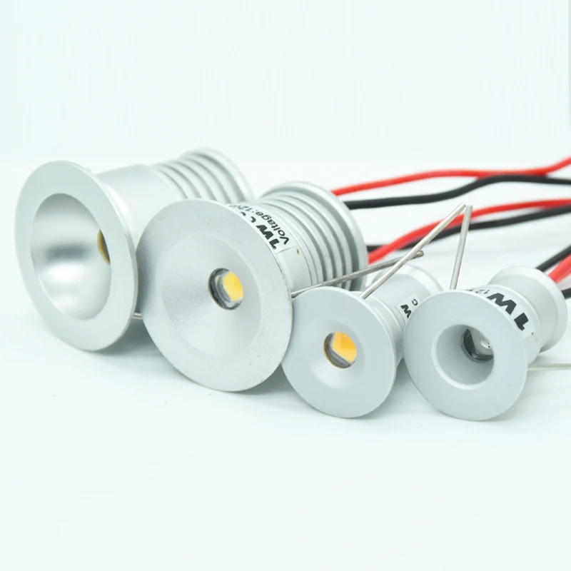 

LED RGB Downlight IP65 1Watt 12V 24V 15mm 25mm Mini Bulb Light Spot Lighting Kitchen Restaurant Home Hotel Recessed Ceiling Lamp