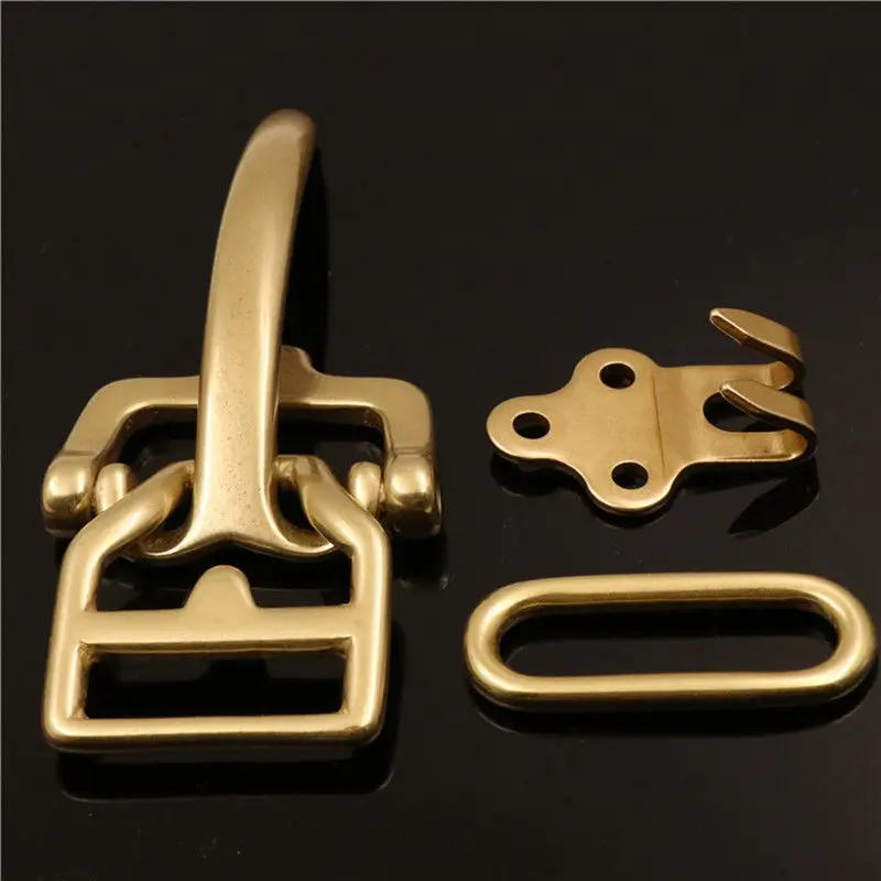 1 x твердая латунная Мужская Ретро литтлетон кавалерия пряжка ремня кожаная сумка